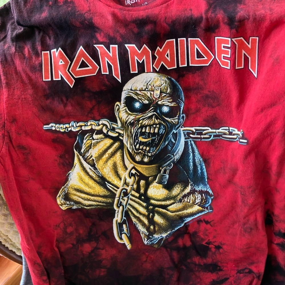 Iron Maiden(Piece of Mind) Tie-Dye Tee LARGE